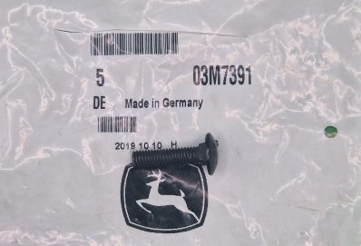 03M7391 — JOHN DEERE SCREW OE. 03M7391 — JOHN DEERE SCREW OE.