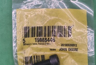 19M8446 – JOHN DEERE BOUT OE. 19M8446 – JOHN DEERE BOUT OE.