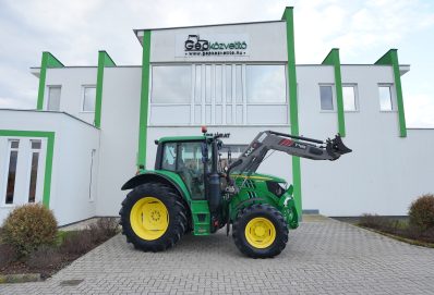 JOHN DEERE 6130M Tractor + HR JOHN DEERE 6130M Tractor + HR